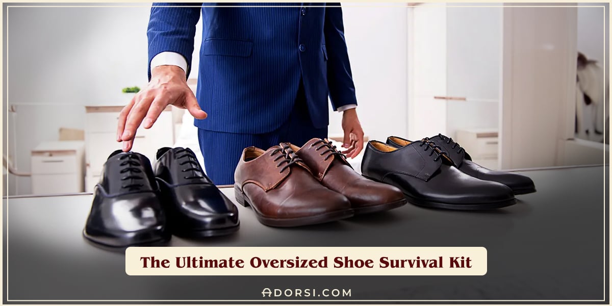 Dress shoes slightly hot sale too big